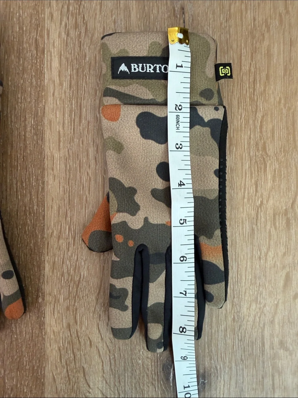 Burton Snowboarding Camo Gloves - Olive/Orange/Black | Medium